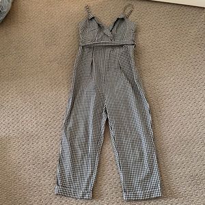 Bohme romper, gingham, size small.